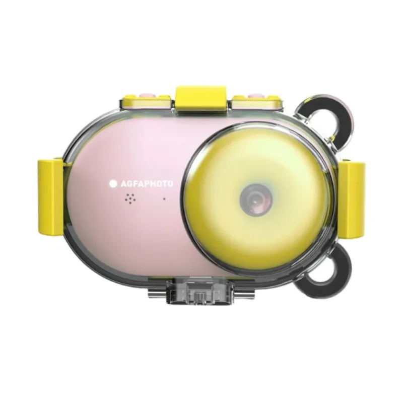 Agfaphoto AGFA REALIKIDS CAM Waterproof Pink - Appareil Photo Étanche pour Enfants