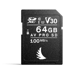Angelbird Carte mémoire SD 64Gb AV PRO V30 - Capturez vos moments avec clarté