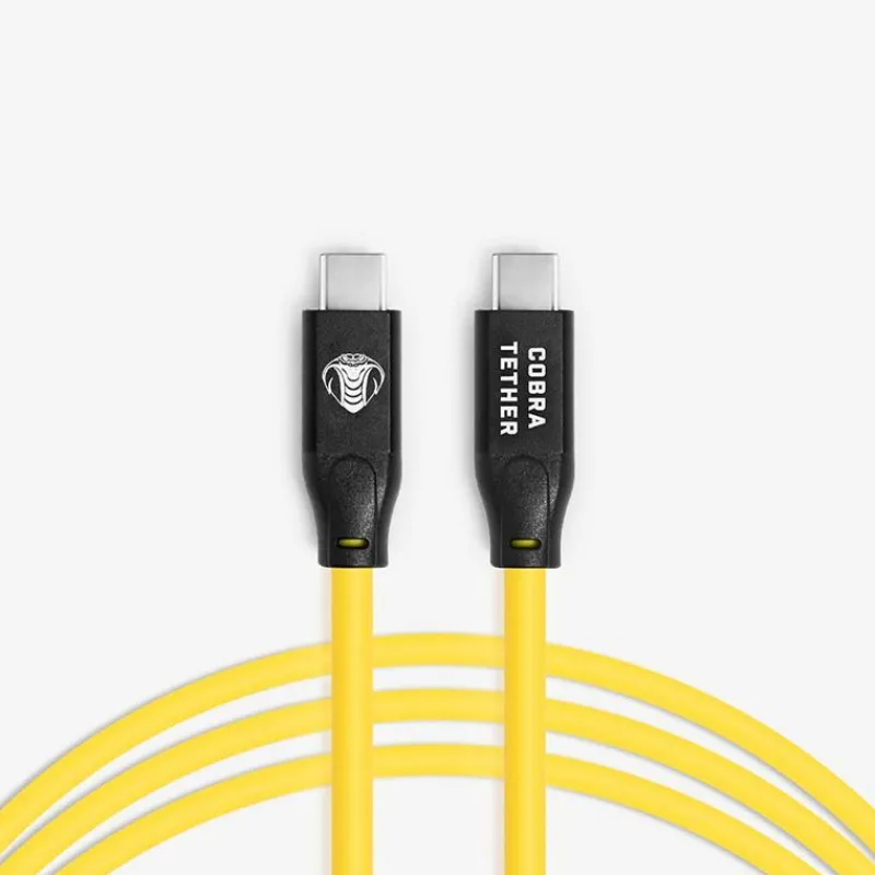 Cobra Tether USB-C / USB-C - 10m - Jaune