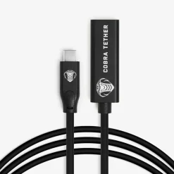 Cobra Tether USB-C/USB-C Femelle - 10m - Noir