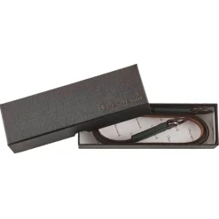 Oberwerth Courroie Colorado M Dark Brown - Cuir Tanné Végétal - 130 cm