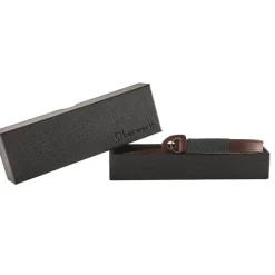 Oberwerth Courroie Colorado M Dark Brown - Cuir Tanné Végétal - 130 cm