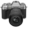 Fujifilm Découvrez le FUJI X-T50 SILVER + XF16-50mm: appareil photo hybride compact, 40,2 MP, vidéo 6,2K, 20 simulations de film, stabili