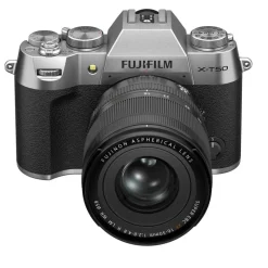 Fujifilm Découvrez le FUJI X-T50 SILVER + XF16-50mm: appareil photo hybride compact, 40,2 MP, vidéo 6,2K, 20 simulations de film, stabili