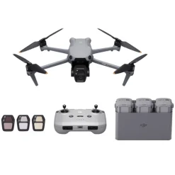 DJI Air 3S Fly More Combo avec radio RC-N3 - Drone double caméra 4K HDR, détection omnidirectionnelle