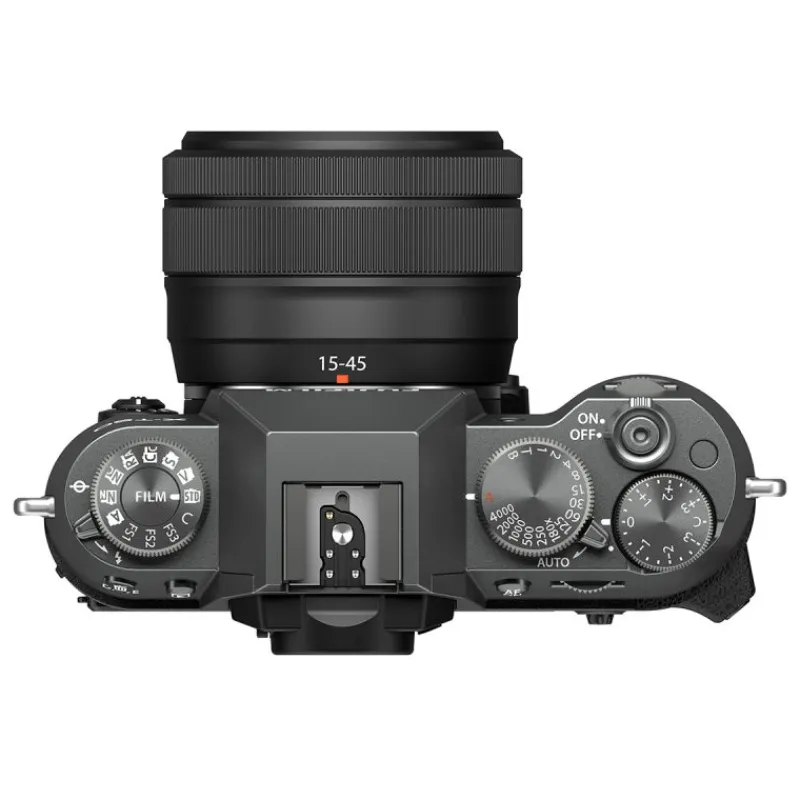 Fujifilm FUJI X-T50 CHARCOAL + XC 15-45mm : Appareil Photo Hybride 40,2 MP avec Vidéo 6,2K et Simulations de Film