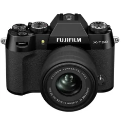 Fujifilm FUJI X-T50 NOIR + XC 15-45mm : Appareil Photo Hybride 40,2 MP avec Vidéo 6,2K et Simulations de Film