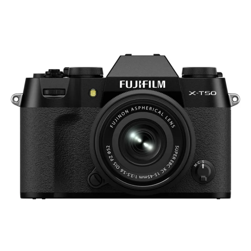 Fujifilm FUJI X-T50 NOIR + XC 15-45mm : Appareil Photo Hybride 40,2 MP avec Vidéo 6,2K et Simulations de Film
