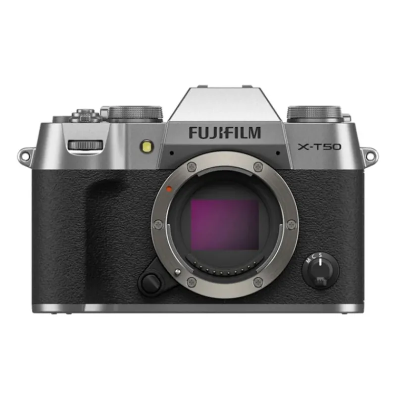 Fujifilm FUJI X-T50 Silver : Appareil Photo Hybride 40,2 MP avec Vidéo 6,2K et Simulations de Film