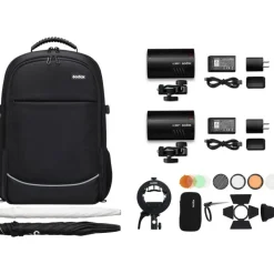 GODOX AD100Pro Duo Kit - Flashs Compacts et Puissants avec Accessoires