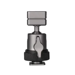 Hobolite Micro Ball Head - Rotule compacte avec adaptateur Cold Shoe et V-Mount