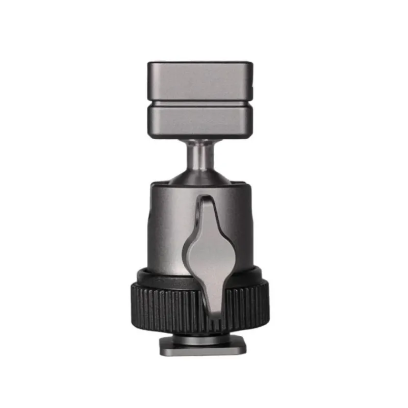 Hobolite Micro Ball Head - Rotule compacte avec adaptateur Cold Shoe et V-Mount