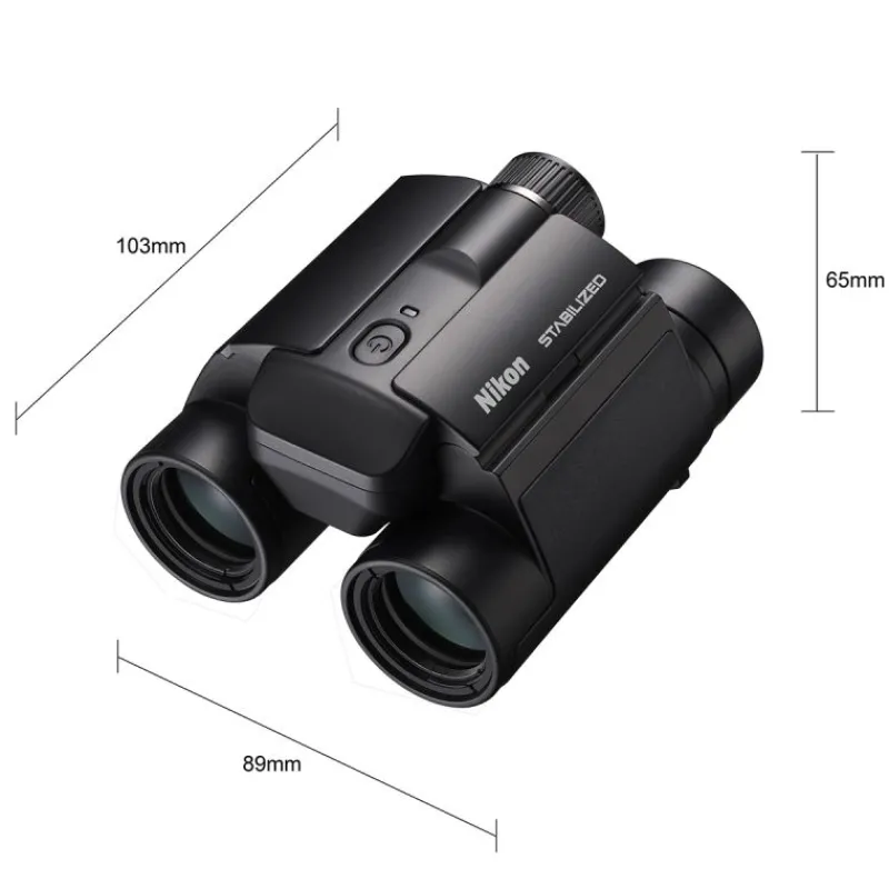 Nikon Jumelles Stabilized S – Grossissement 10x, stabilité d’image