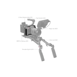 Smallrig Kit Cage 4510 pour Leica SL3 - Protection Robuste et Montage Polyvalent