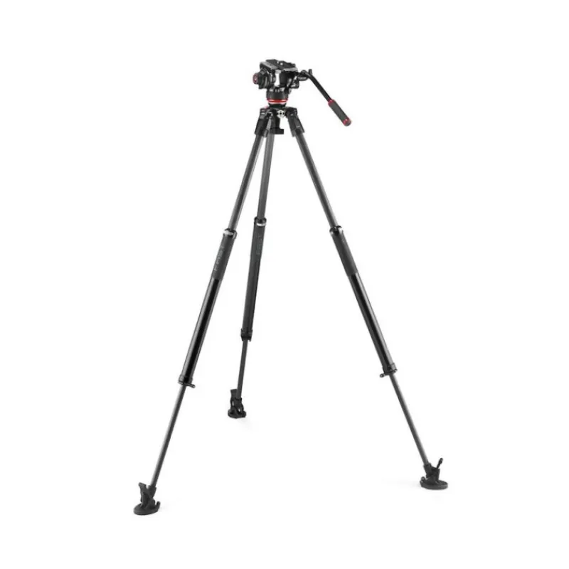 Manfrotto 504X ET CF FAST SING LED TRIPOD