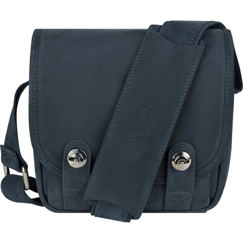 Oberwerth THE Q BAG MIDNIGHT BLUE CUIR HYDROPHOBE