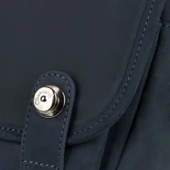 Oberwerth THE Q BAG MIDNIGHT BLUE CUIR HYDROPHOBE