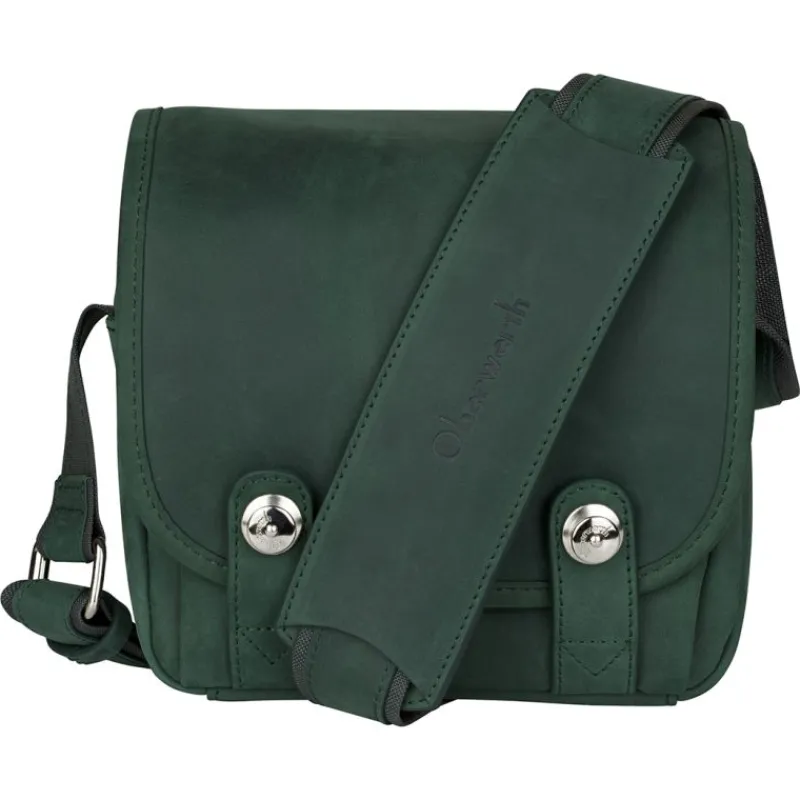 Oberwerth THE Q BAG PINE TREE GREEN CUIR HYDROPHOBE