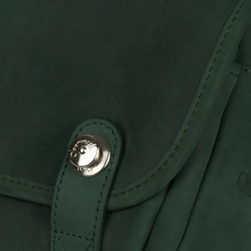 Oberwerth THE Q BAG PINE TREE GREEN CUIR HYDROPHOBE