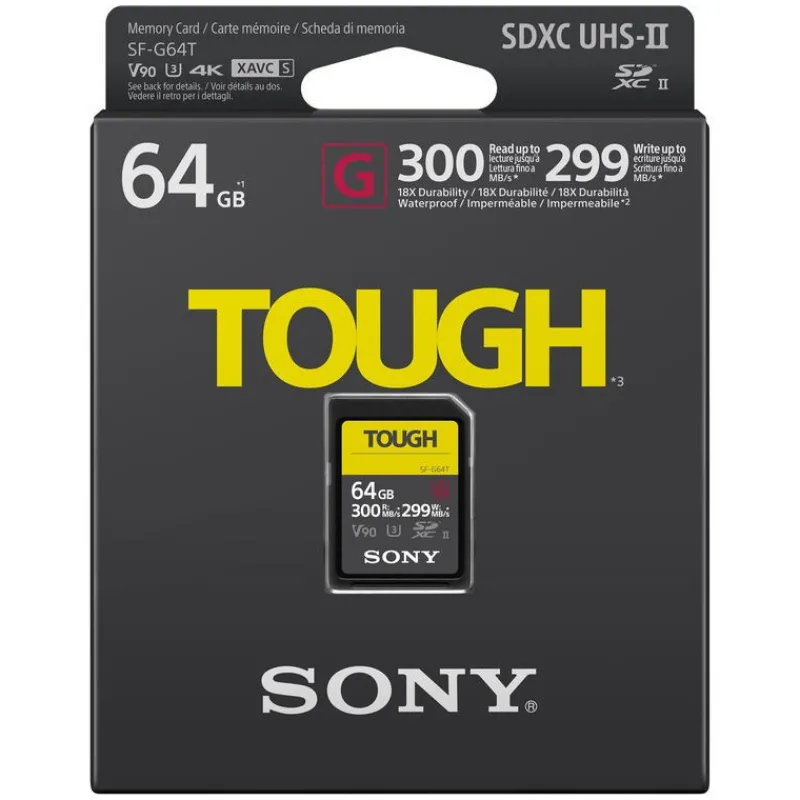 Sony PANAJOU - SD SERIE G TOUGH 64GB UHS-II CL