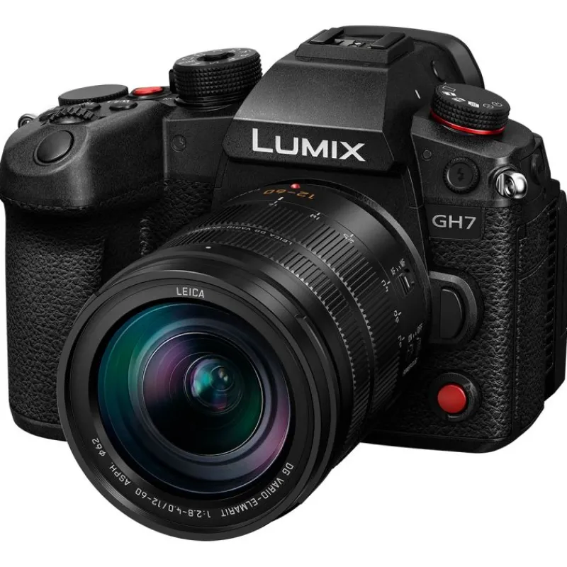 Panasonic LUMIX GH7 + G 12-60mm F2.8-4 - Caméra Vidéo 4K Pro avec Capteur CMOS 25,2 MP