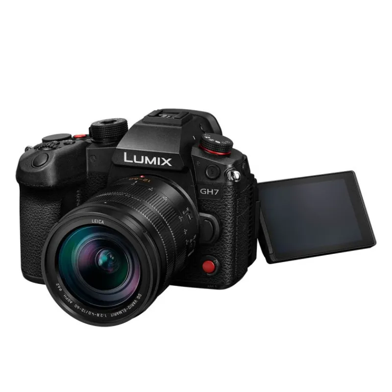 Panasonic LUMIX GH7 + G 12-60mm F2.8-4 - Caméra Vidéo 4K Pro avec Capteur CMOS 25,2 MP
