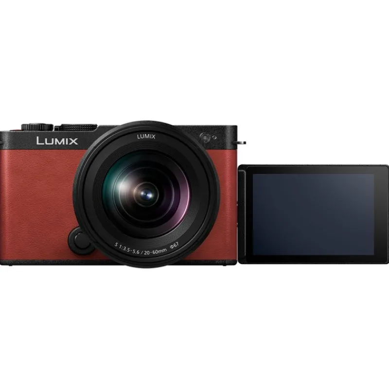 Panasonic LUMIX S9 rouge + 20-60 mm : Appareil photo compact 24,2 MP avec stabilisation et REAL TIME LUT