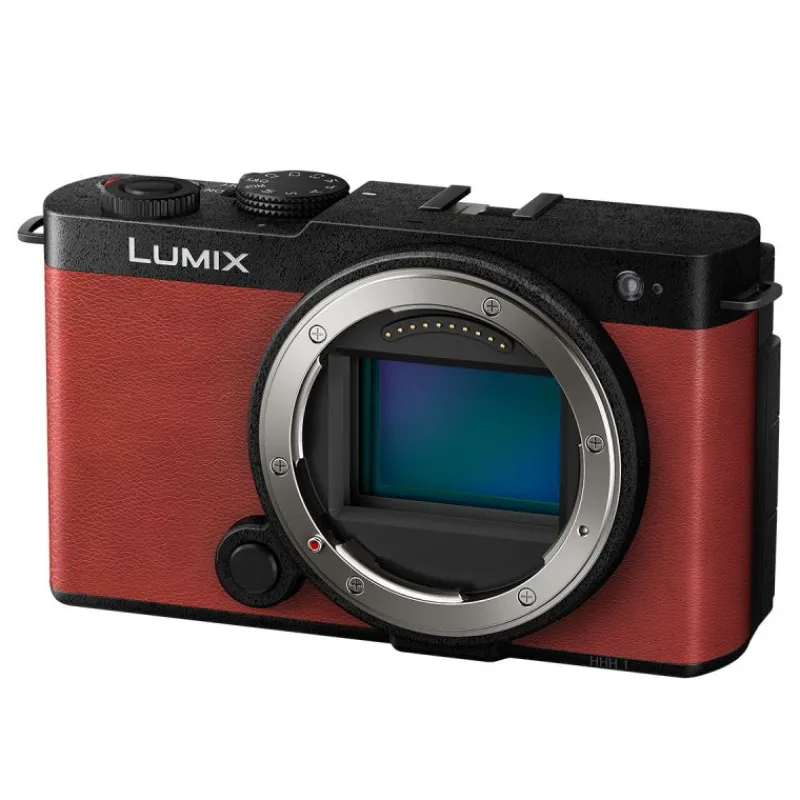 Panasonic LUMIX S9 rouge : Appareil photo compact 24,2 MP avec stabilisation et REAL TIME LUT