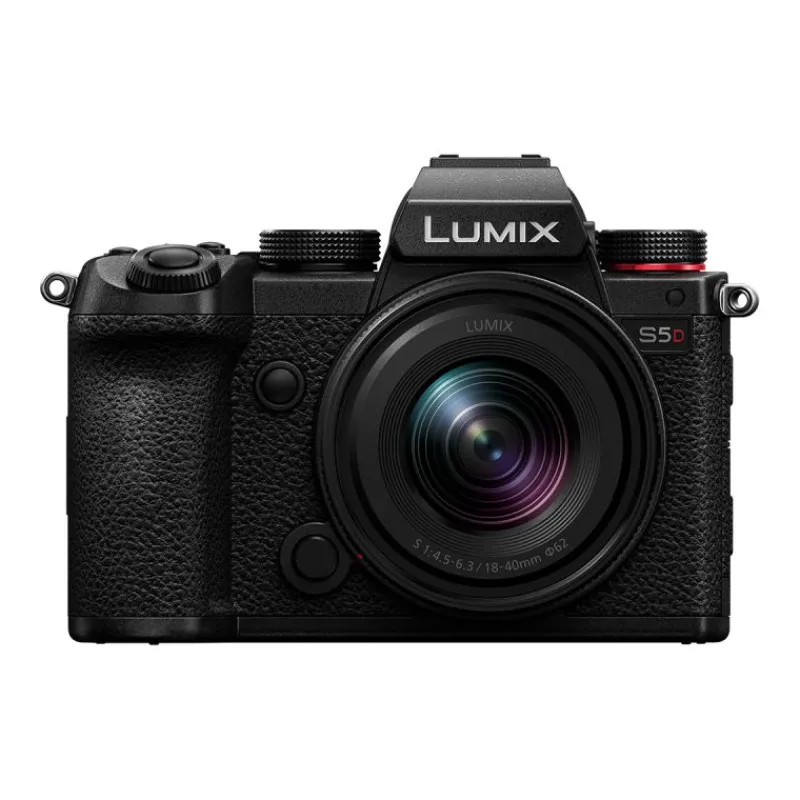 Panasonic LUMIX S5D + 18-40mm + 50mm - Hybride plein format compact, vidéo 4K et stabilisation