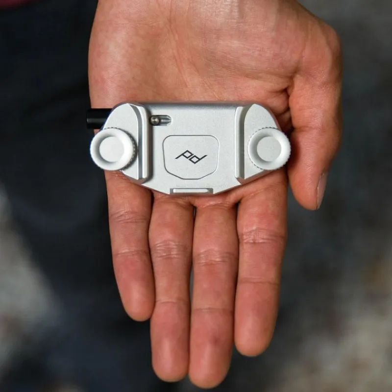 Peak Design Capture Camera Clip Silver - Transportez votre appareil photo avec sécurité