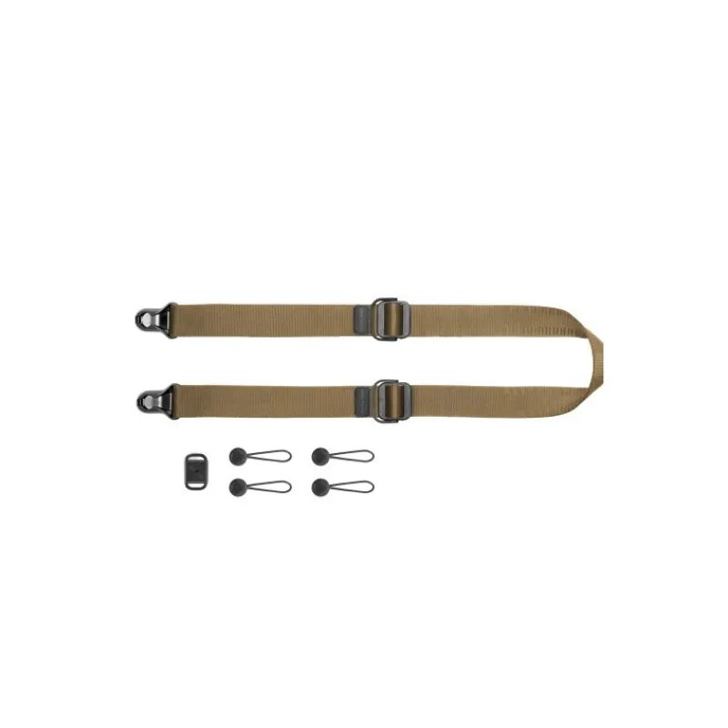 Peak Design COURROIE SLIDE LITE COYOTE - Courroie Polyvalente pour Appareils Photo