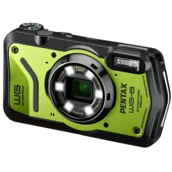 Pentax WG-8 vert : Appareil Photo Tout-Terrain 20MP, Vidéo 4K, Étanche 20m