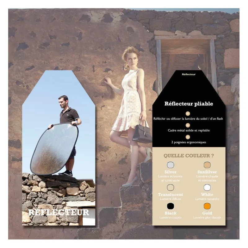 Profoto REFLECTOR SUNSILVER/WHITE 80CM - Panajou
