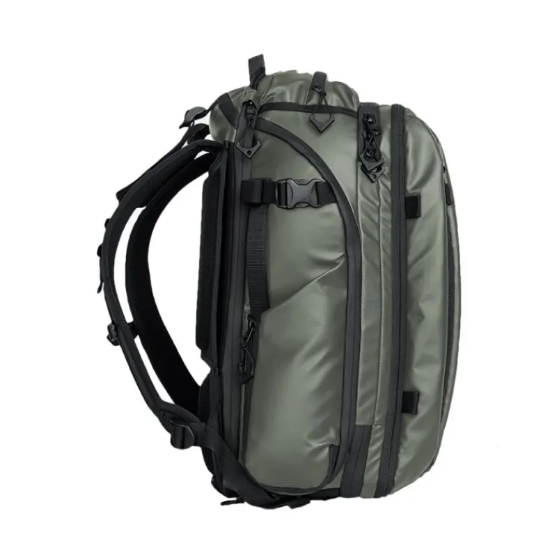 WANDRD Sac à dos de voyage Transit 35L Wasatch Green - Confort, polyvalence et protection pour des aventures uniques