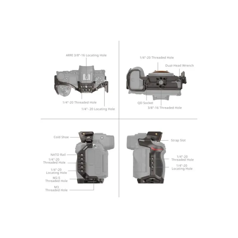 Smallrig 4521 Cage Night Eagle pour Nikon Z 6III - Protection et Flexibilité
