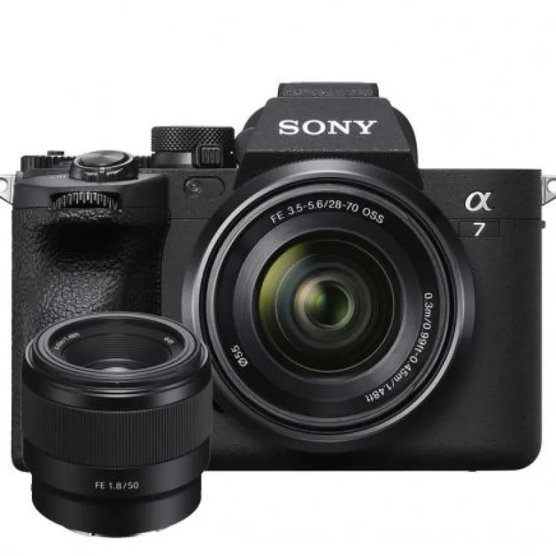 Sony ALPHA 7 IV + FE 28-70 mm + 50 1,8