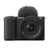 Sony ZV-E10 II + SEL E 16-50MM PZ OSS II | Appareil hybride APS-C 26MP, 4K60p, Eye AF en temps réel