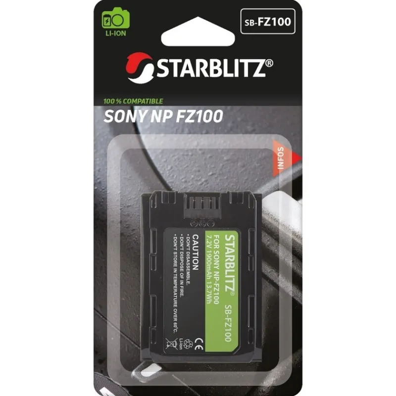 Starblitz BATTERIE COMPAT. SONY NP-FZ100 - Panajou