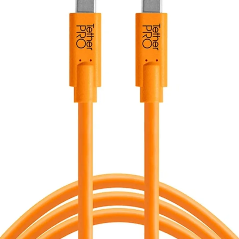 Tether Tools USB-C TO USB-C 4,6M ORANGE